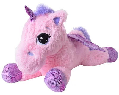 Zdjęcie produktu dla TE-Trend przytulanka jednorożec 60 cm przytulanka jednorożec miękka zabawka różowy