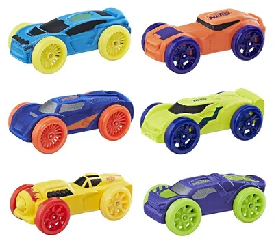 Produktbild von Hasbro Nerf Nitro Soft Racer 6er Pack C3173