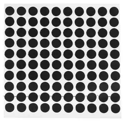 Zdjęcie produktu dla Naklejki do bilardowego trójkąta, 12 mm, 100 sztuk na arkuszu