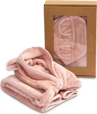 Produktbild von SENSILLO - Bademantel Baby Badeponcho mit Kapuze fr Kinder 1-2 Jahre - Rosa
