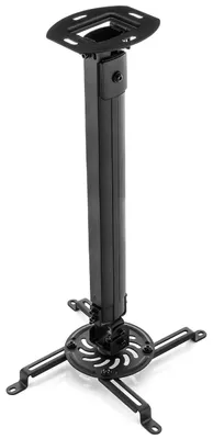 Produktbild von deleyCON Universal Beamerhalterung Deckenhalterung 13,5Kg - Schwarz