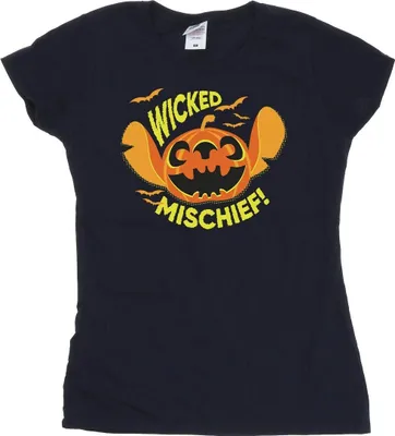 Produktbild von Disney - "Wicked Mischief" T-Shirt für Damen BI25653 (S) (Marineblau)