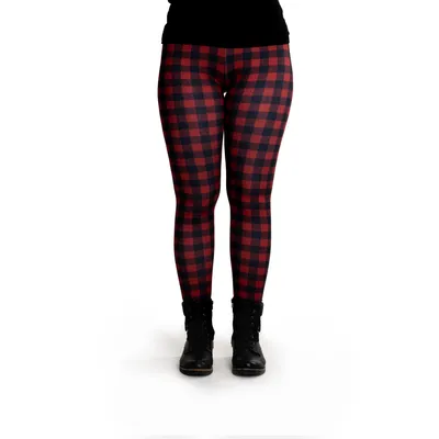 Produktbild von cosey - Business Line Leggings (Einheitsgröße) - Design Holzfäller rot