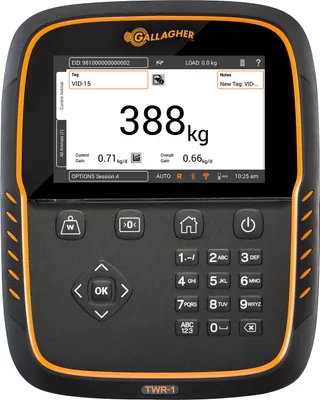 Produktbild von Gallagher Wiegecomputer/Tierwaage mit Datensammler TWR-1