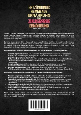 Produktbild von Entzündungshemmende Ernährung und Zuckerfreie Ernährung Kochbuch