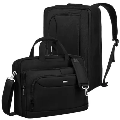 Obrázek produktu pro Pánský torba-plecak Peterson na laptop 15" černý 2v1