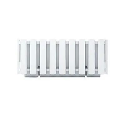 Obrázek produktu pro Prosperplast Květináč-truhlík 38x18cm bílý BOARDEE FENCYCAS DDEF400-S449