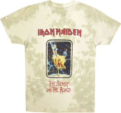 Produktbild von Iron Maiden - "Beast On The Road" T-Shirt für Herren/Damen Uni RO12533 (XL) (Sand)