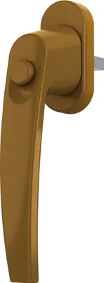 Produktbild von Sicherheits-Fenstergriff Fensterbeschlag mit Druckknopf Kinderschutz Fensterolive Gold