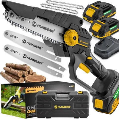 Zdjęcie produktu dla Piła Łańcuchowa Akumulatorowa Mini Pilarka Humberg Hm-421