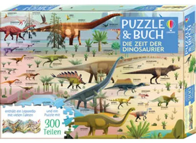 Image de Puzzle et livre : L'ère des dinosaures