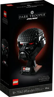 Produktbild von Lego 75343 Star Wars Dark Trooper Helmet 18+ Yearbeschädigt