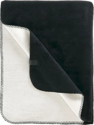 Produktbild von SCHÖNER WOHNEN Plaid Pebble Farbe schwarz Größe 150x200