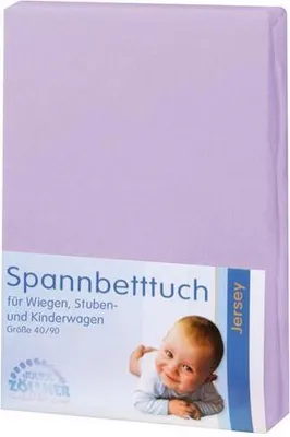Produktbild von Julius Zöllner Jersey flieder Spannbetttuch 90x40