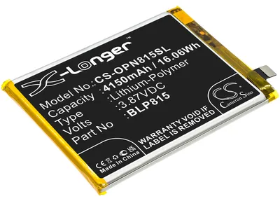 Produktbild von TECHTEK Akku Kompatibel mit [OnePlus] BE2025, BE2026, BE2028, BE2029, Nord N10 5G Ersetzt BLP815
