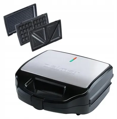 Produktbild von Toaster Zelmer Zsm7900 3in1 900 W, Wechselplatten, Antihaftbeschichtung
