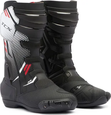 Produktbild von TCX S-TR1 Air perforierte Motorradstiefel, schwarz/weiß/rot, 49