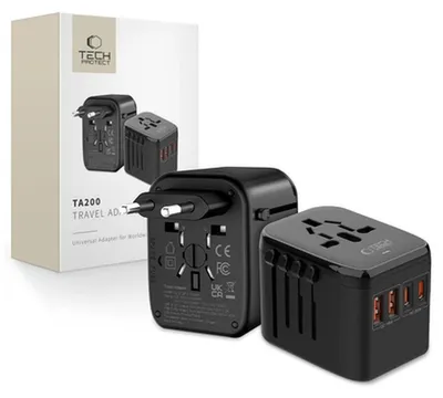 Immagine prodotto di Adattatore Tech-Protect Ta200 Eu / Uk / Us / Au - Czanry