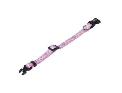 Obrázok produktu pre Obojok Nobby "Camouflage" ružový, veľkosť L: 13-20 cm, šírka: 10 mm
