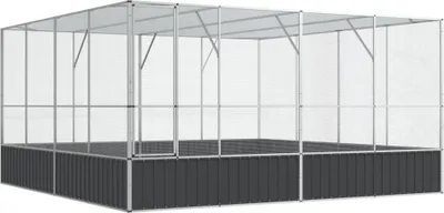 Obrázek produktu pro Voliéra stříbrná 418 x 414 x 212 cm ocel