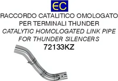 Immagine prodotto di Raccordo catalitico ARROW omologato per terminali Thunder