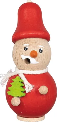 Produktbild von Mini-Räucherfigur Deko Holz Weihnachtsmann 8 cm