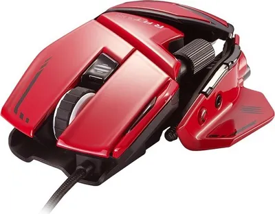 Imagen del producto de Rat 8+ ADV Red: Ratón óptico para juegos de MadCatz