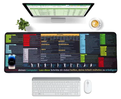 Produktbild von Gaming-Mauspad – 90 x 40 cm, rutschfest – Gummi