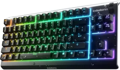 Obrázok produktu pre Membránová klávesnica SteelSeries Apex 3 TKL, americká verzia, LED podsvietenie, čierna, model JAFG-IW