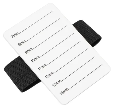 Produktbild von Wimpernverlängerungs-Handplatte, falsche Wimpernhalter-Palette mit verstellbarer Handschlaufe für Anfänger