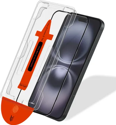 Produktbild von 1-Pack Iphone 16 Plus Displayschutz - Gehärtetes Glas | [Automatische Installation] - Blasenfrei