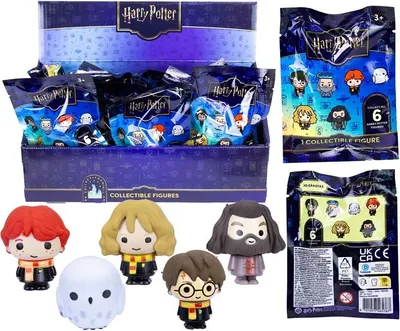 Obrázok produktu pre 1 x zberateľská figúrka Harryho Pottera v sáčku s prekvapením 3D guma 9x12 cm