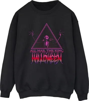 Produktbild von Disney - "The Nightmare Before Christmas Halloween King" Sweatshirt für Damen BI31856 (S) (Schwarz)