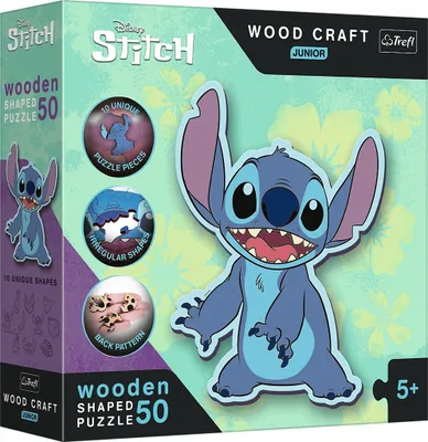 Produktbild von Holzpuzzle Lilo & Stitch 50 Teile