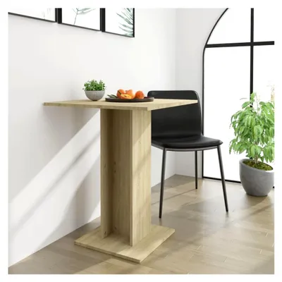 Produktbild von Esszimmertisch Sonoma-Eiche 60x60x75 cm Holzwerkstoff