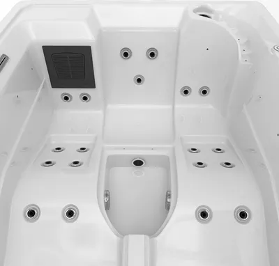 Produktbild von TroniTechnik® ELBA, 210x150 cm Garten Whirlpool mit Farblichtsystem, Sanitäracryl, Heizung und wohltuender Hydromassage