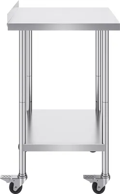 VEVOR Edelstahl Arbeitstisch - Gewerblich 610x1219x914mm SUS201