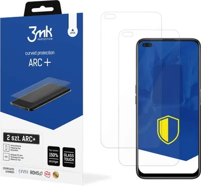 Produktbild von 3mk Display Schutzfolie ARC+ für Realme 6 Pro  0,17mm Self-Heal (2 Stück)