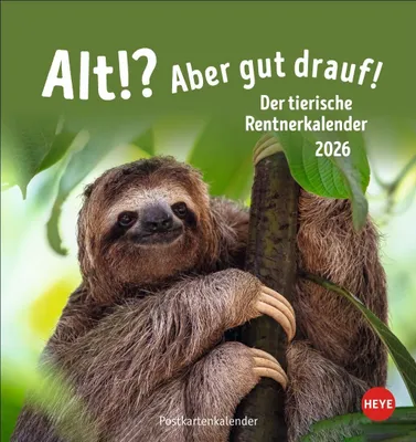 Produktbild von Alt! Aber gut drauf Postkartenkalender 2026
