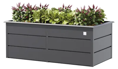 Image de PRIMEYARD LILLY Bac surélevé acier galvanisé 175x75x78 cm - ergonomique