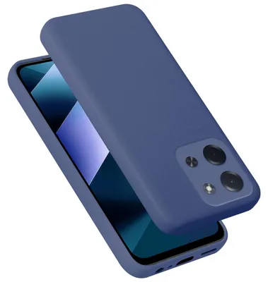 Produktbild von Cadorabo Hülle für Xiaomi Poco C85 Hülle Silikon Handyhülle Case aus flüssigem Silikon, Kratzfeste und stoßfeste Schutzhülle für Xiaomi Poco C85