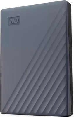 Immagine prodotto di WD My Passport WDBWML0020BGY - Disco rigido - crittografato - 2 TB - esterno (portatile) - USB 3.2 Gen 1 (connettore USB-C) - AES a 256 bit - Grigio Silicio