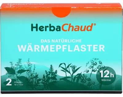 Produktbild von HerbaChaud Wärmepflaster 19 x 7 cm 12 h Wärme, 2 St. Pflaster