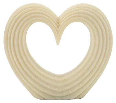 Produktbild von Mauro Ferretti Dekoobjekt Lovvy Quarzy 21x6x19 cm weiß
