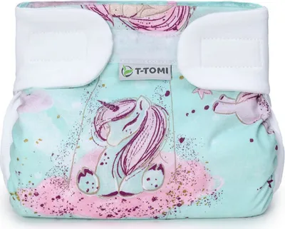 Image de Culotte à jambes écartées pour langer large Velcro 3-6 kg Unicorn