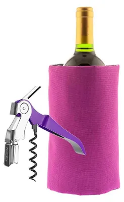 Weinset (20 St.) mit Kühlschlauch und Korkenzieher