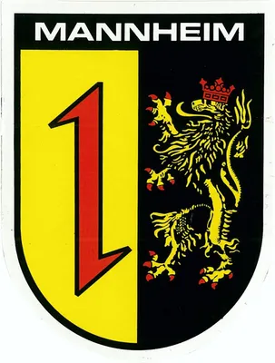Produktbild von Aufkleber Wappen Mannheim 60 x 45 mm