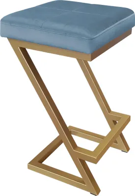 Obrázek produktu pro Barová židle ZETA LOFT METAL, zlatá podnož MG33
