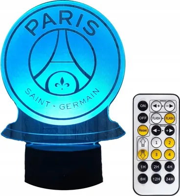 Immagine prodotto di PSG Paris Saint-Germain Luce notturna a LED 3D