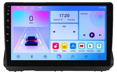 Imagen del producto de Radio para coche, reproductor multimedia de video, sistema de navegación, compatible con Dacia Sandero Stepway / Renault Taliant 2021 - 2025, modelo T2CP (4 núcleos, 2 GB de RAM, 32 GB de almacenamiento)